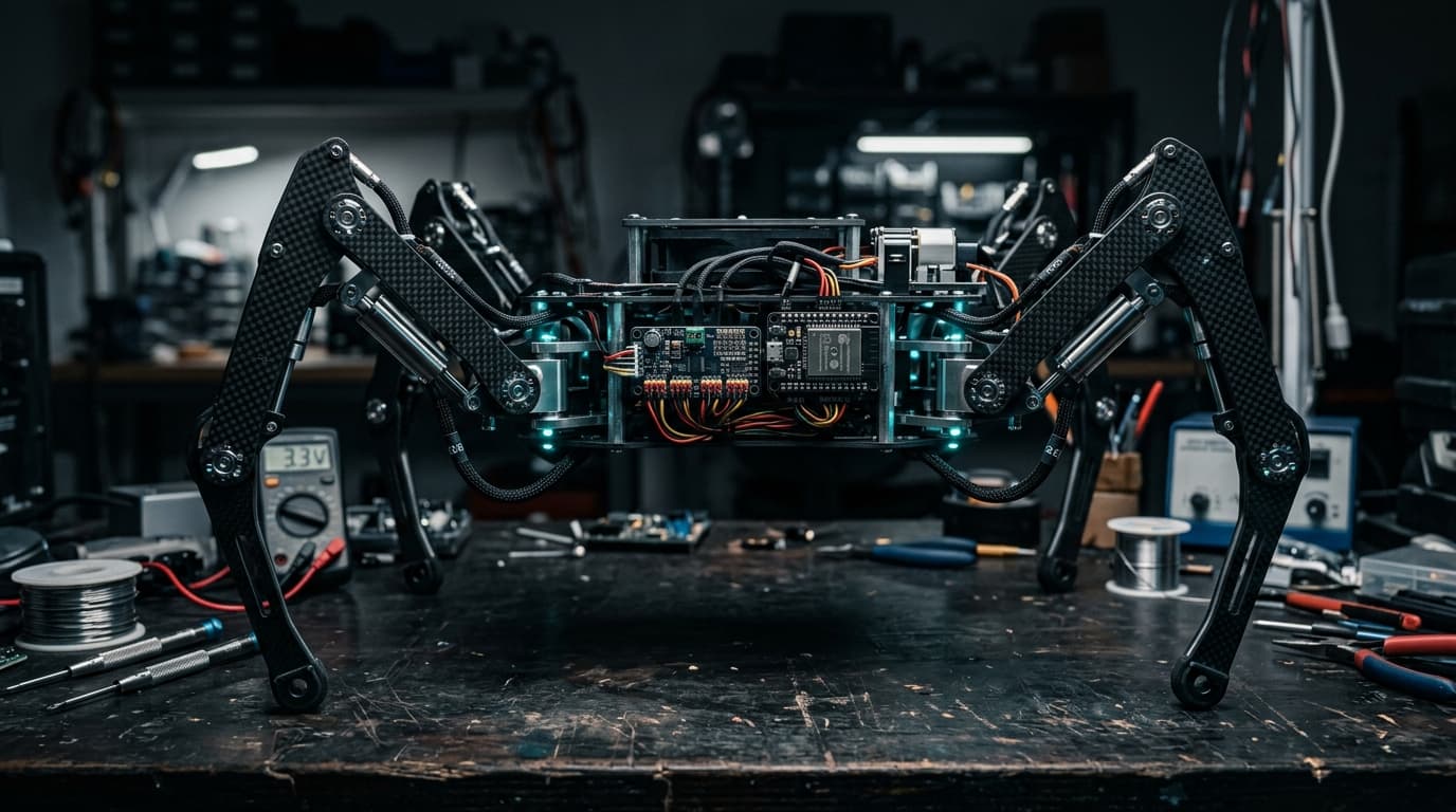 Team Ramanujan Quadruped Hardware Rig